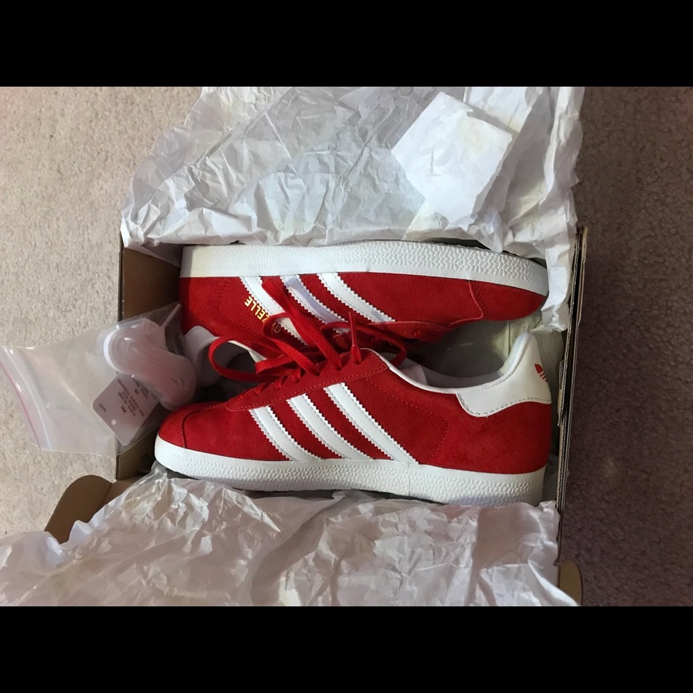 Red Adidas Gazelle